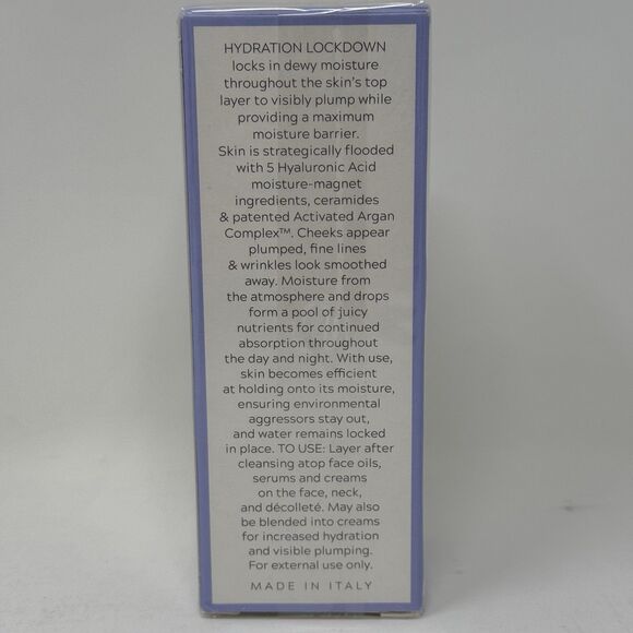Active Argan Hydration Lockdown Hyaluronic Acid Drops Anti Aging 1 Oz New Sealed - Picture 4 of 7